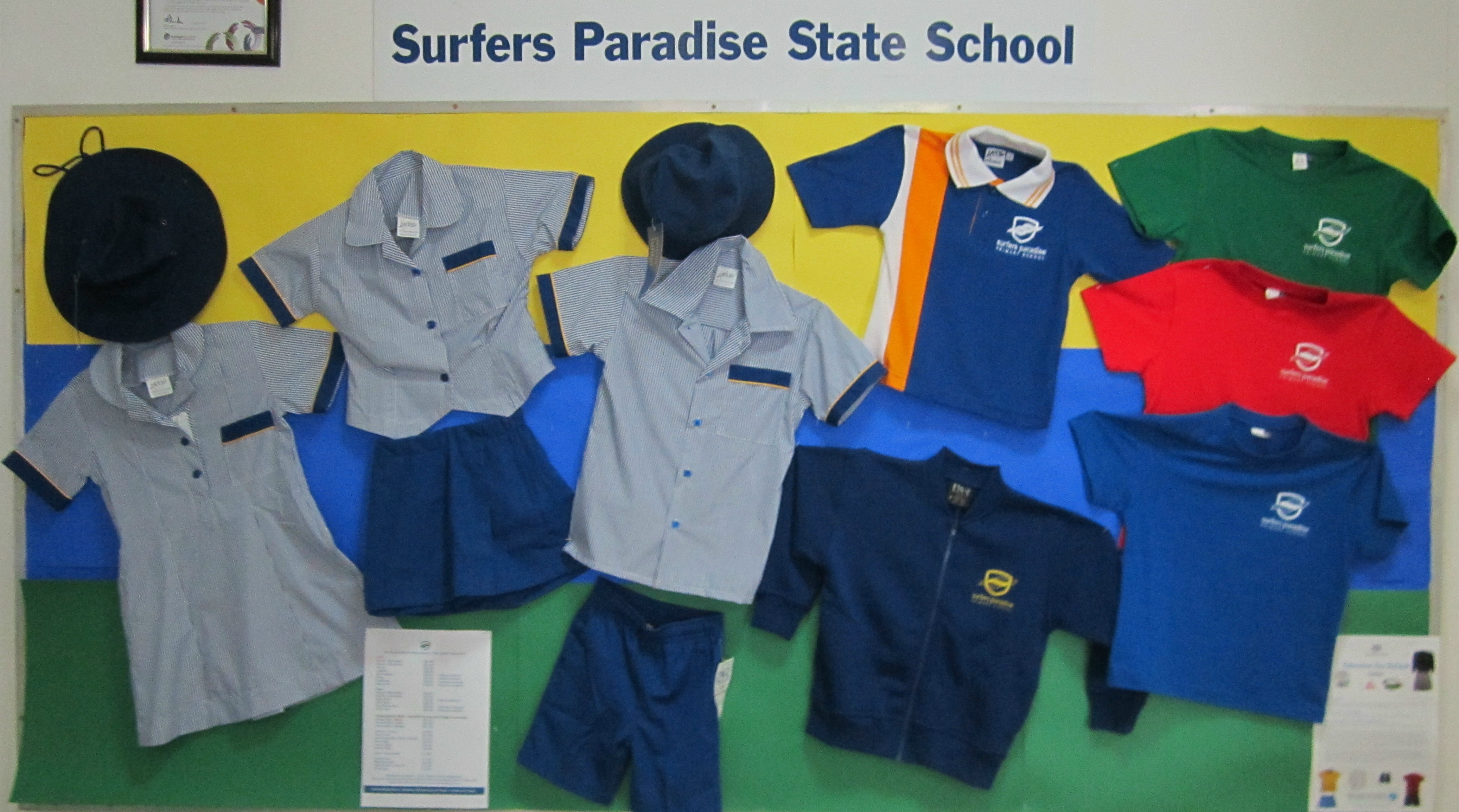 Surfers Paradise State School uniforms